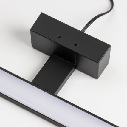 Brilagi - Iluminación LED para espejo de baño 3 en 1 VESTRA LED/12W/230V 60 cm IP44 negra