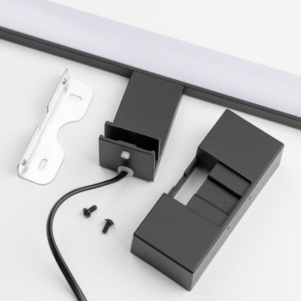 Brilagi - Iluminación LED para espejo de baño 3 en 1 VESTRA LED/12W/230V 60 cm IP44 negra