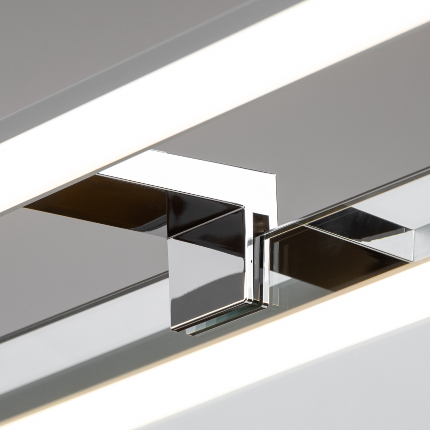 Brilagi - Iluminación LED para espejo de baño 3 en 1 VESTRA LED/15W/230V 80 cm IP44 cromo brillante