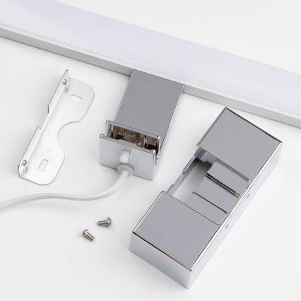 Brilagi - Iluminación LED para espejo de baño 3 en 1 VESTRA LED/15W/230V 80 cm IP44 cromo brillante