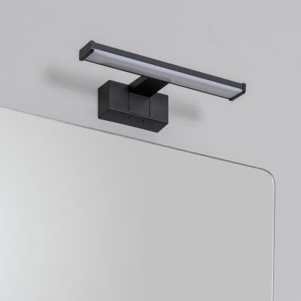 Brilagi - Iluminación LED 3 en 1 para espejo de baño VESTRA LED/6W/230V 30 cm IP44 negro