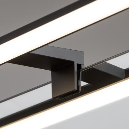 Brilagi - Iluminación LED 3 en 1 para espejo de baño VESTRA LED/6W/230V 30 cm IP44 negro