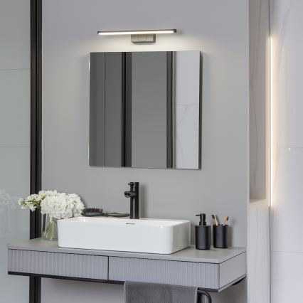 Brilagi - Luz LED 3 en 1 para espejo de baño VESTRA LED/8W/230V 40 cm IP44 negro