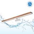 Brilagi - Iluminación LED para espejo de baño WOODY MIRROR 3 en 1 LED/15W/230V 80 cm IP44 blanco/roble cerezo