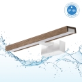 Brilagi - Iluminación LED para espejo de baño WOODY MIRROR 3 en 1 LED/8W/230V 40 cm IP44 blanco/roble
