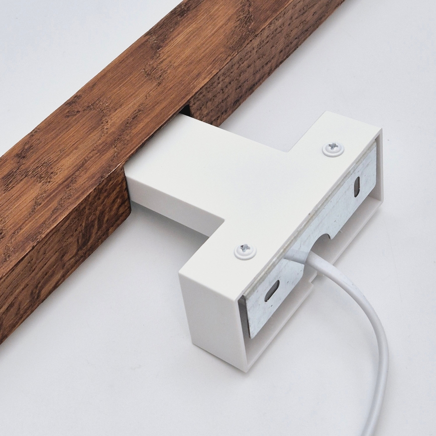 Brilagi - Iluminación LED para espejos de baño WOODY MIRROR LED/12W/230V 60 cm IP44 roble cereza/blanco