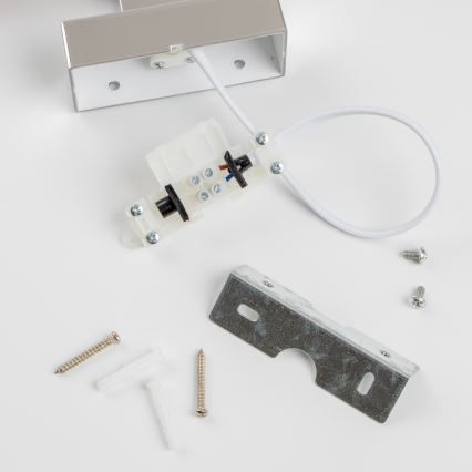 Brilagi - Iluminación LED para espejos de baño WOODY MIRROR LED/15W/230V 90 cm IP44 roble nogal/cromo brillante