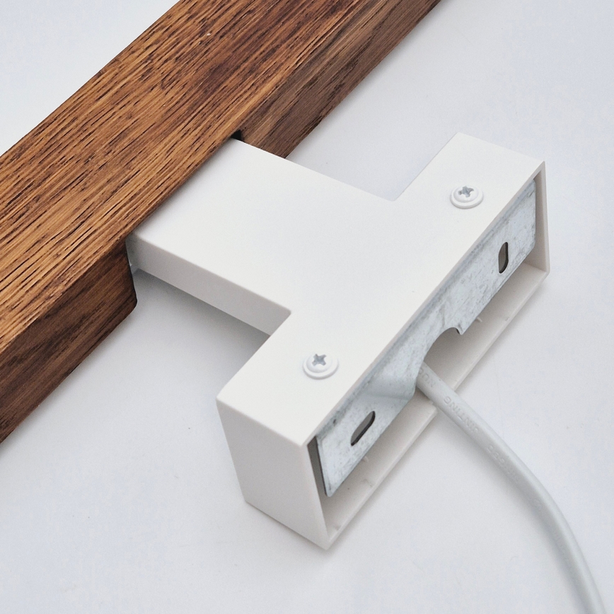 BRILAGI - Iluminación LED para espejos de baño WOODY MIRROR LED/8W/230V 40 cm IP44 roble cereza/blanco