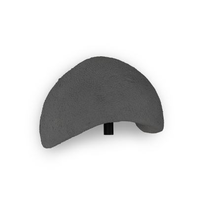 Brilagi - Juego de 2 apliques de pared WABI SABI 1xE14/40W/230V gris