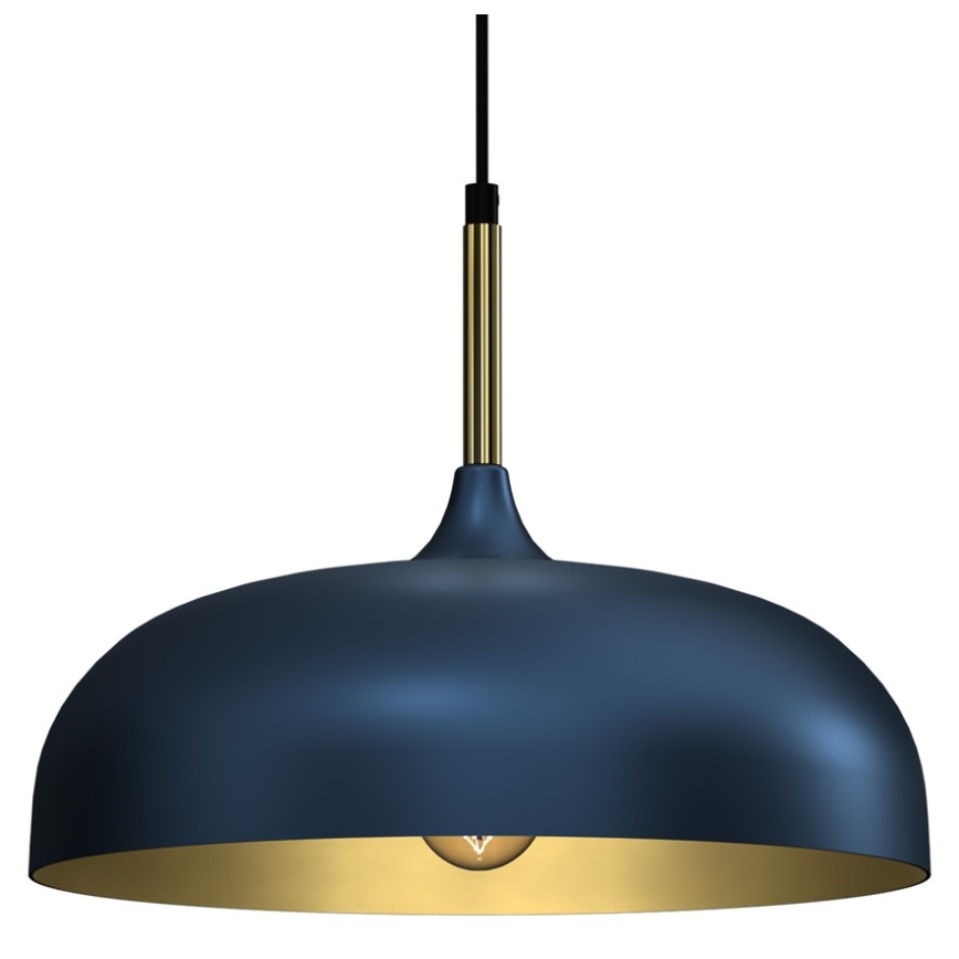 Brilagi - Lámpara colgante ABRAHAM 1xE27/60W/230V diá. 35 cm azul