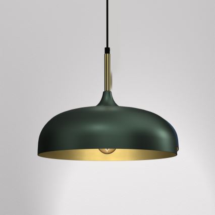 Brilagi - Lámpara colgante ABRAHAM 1xE27/60W/230V diá. 35 cm verde