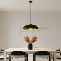 Brilagi - Lámpara colgante ABRAHAM 1xE27/60W/230V diá. 45 cm negro