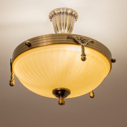 BRILAGI - Lámpara colgante CLASSIC 3xE14/60W/230V latón
