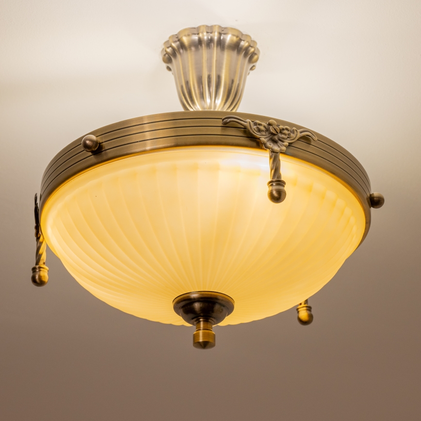 BRILAGI - Lámpara colgante CLASSIC 3xE14/60W/230V latón