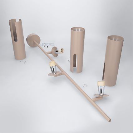 Brilagi - Lámpara colgante con barra BRANCH 3xGU10/30W/230V beige