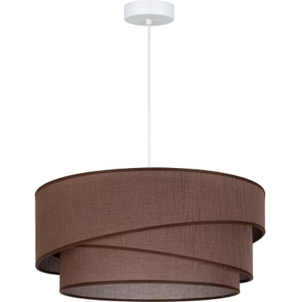 Brilagi - Lámpara colgante con cable ARROW 1xE27/60W/230V diámetro 45 cm marrón