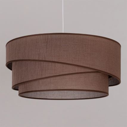 Brilagi - Lámpara colgante con cable ARROW 1xE27/60W/230V diámetro 45 cm marrón