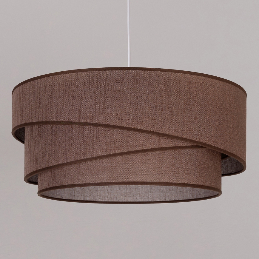 Brilagi - Lámpara colgante con cable ARROW 1xE27/60W/230V diámetro 45 cm marrón
