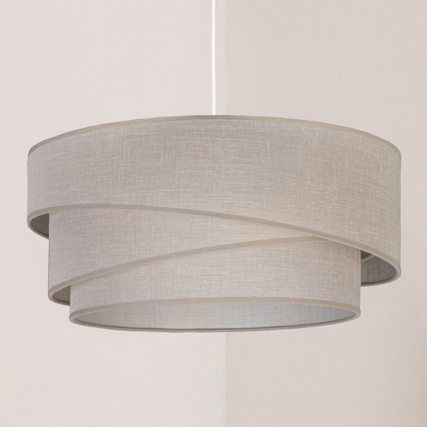 Brilagi - Lámpara colgante con cable ARROW 1xE27/60W/230V, Ø 45 cm, beige