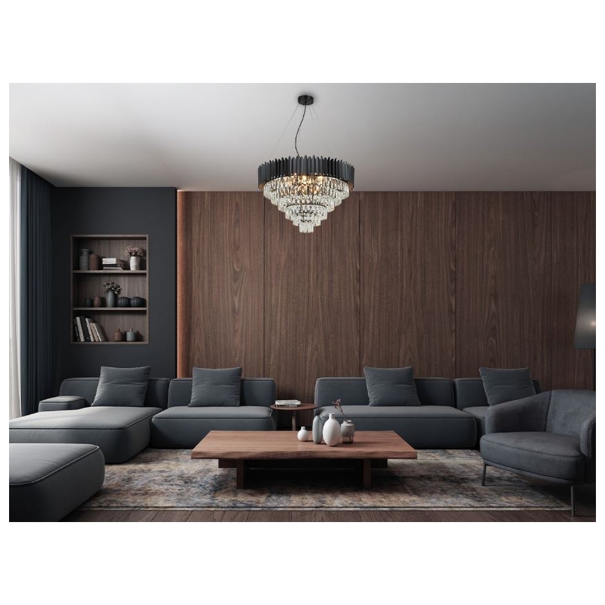 Brilagi - Lámpara colgante con cable CARLOS 11xE14/40W/230V diámetro 80 cm