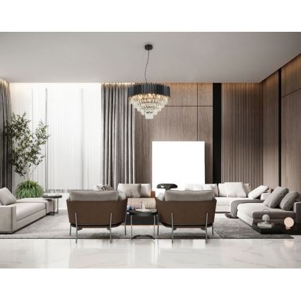 Brilagi - Lámpara colgante con cable CARLOS 9xE14/40W/230V, diámetro 60 cm