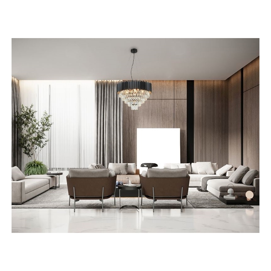 Brilagi - Lámpara colgante con cable CARLOS 9xE14/40W/230V, diámetro 60 cm