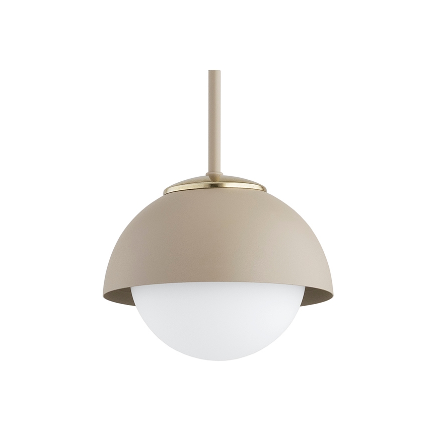 Brilagi - Lámpara colgante con cable COSMO 3xE27/60W/230V beige/dorado