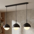 BRILAGI - Lámpara colgante con cable COSMO 3xE27/60W/230V negra