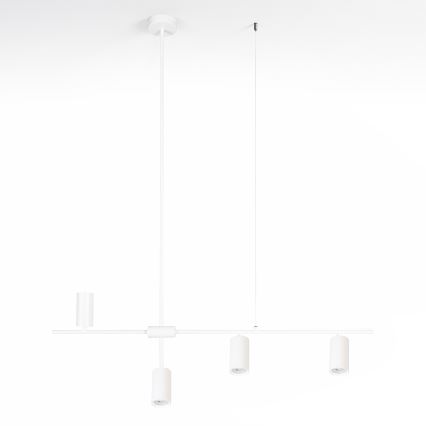 BRILAGI - Lámpara colgante con cable CRANE 4xGU10/30W/230V blanca