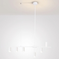Brilagi - Lámpara colgante con cable CRANE 6xGU10/30W/230V blanca