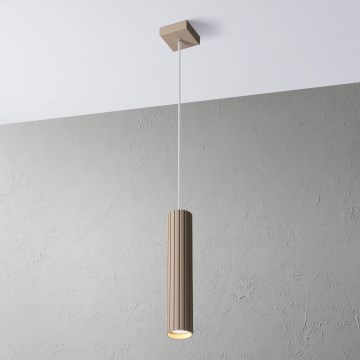 Brilagi - Lámpara colgante con cable CRISPINA 1xGU10/10W/230V beige