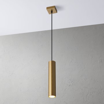Brilagi - Lámpara colgante con cable CRISPINA 1xGU10/10W/230V dorada