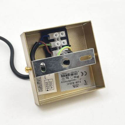 Brilagi - Lámpara colgante con cable CRISPINA 1xGU10/10W/230V dorada