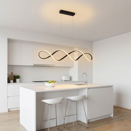 Brilagi - Lámpara colgante con cable DNA LED/41W/230V 4100K negra