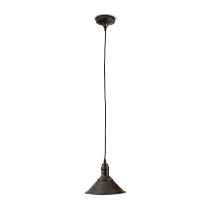 BRILAGI - Lámpara colgante con cable FORGE 1xE27/60W/230V Ø 22 cm marrón