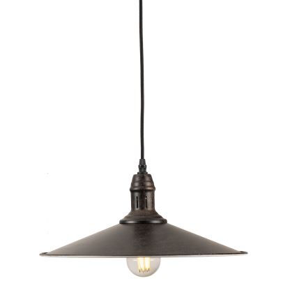 BRILAGI - Lámpara colgante con cable FORGE 1xE27/60W/230V Ø 36 cm marrón