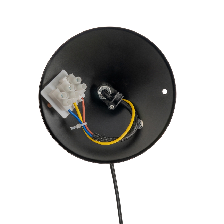 BRILAGI - Lámpara colgante con cable FORGE 1xE27/60W/230V Ø 36 cm marrón