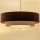 Brilagi - Lámpara colgante con cable LUNETA 3xE27/60W/230V Ø 80 cm marrón/beige/crema
