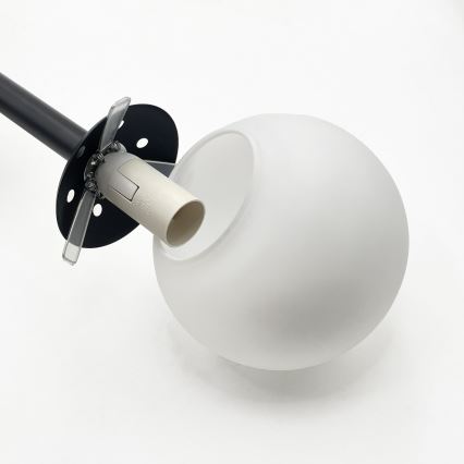Brilagi - Lámpara colgante con cable MALONY 6xE14/20W/230V negra