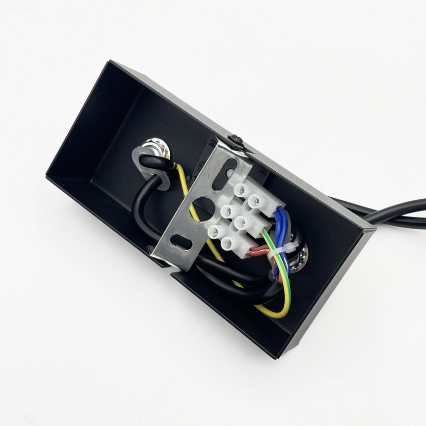 Brilagi - Lámpara colgante con cable MALONY 6xE14/20W/230V negra