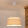 Brilagi - Lámpara colgante con cable PADOVA 1xE27/60W/230V, Ø 40 cm, crema