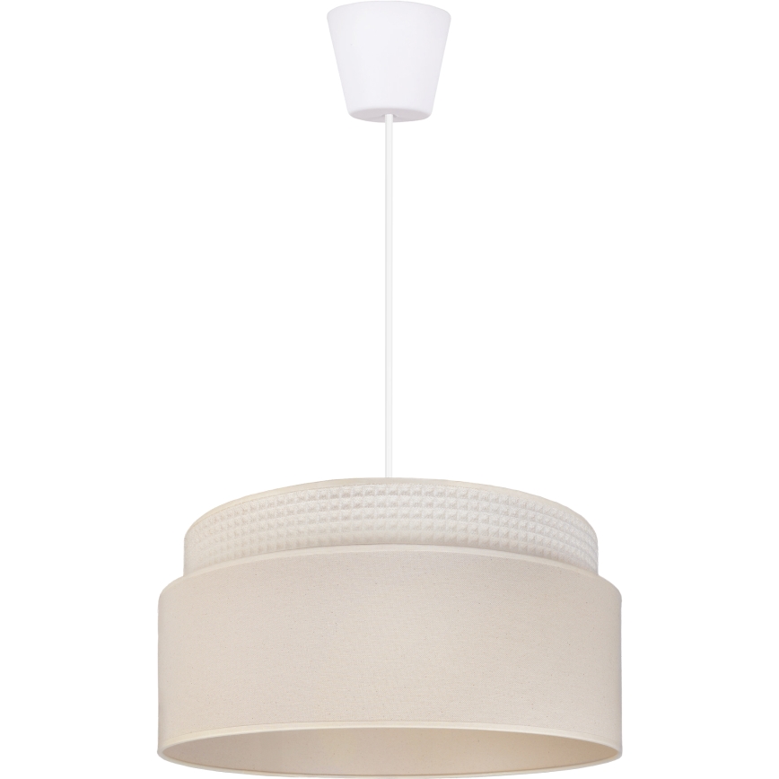 Brilagi - Lámpara colgante con cable PADOVA 1xE27/60W/230V, Ø 40 cm, crema