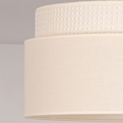 Brilagi - Lámpara colgante con cable PADOVA 1xE27/60W/230V, Ø 40 cm, crema
