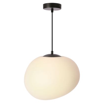 BRILAGI - Lámpara colgante con cable PEBBLES 1xE27/40W/230V Ø 30 cm negra