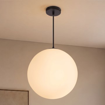 BRILAGI - Lámpara colgante con cable POLOS 1xE27/40W/230V Ø 30 cm negra