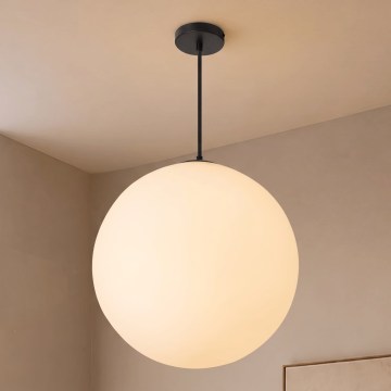 BRILAGI - Lámpara colgante con cable POLOS 1xE27/40W/230V Ø 40 cm negra