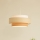Brilagi - Lámpara colgante con cable RESNA 1xE27/60W/230V Ø 40 cm crema/beige
