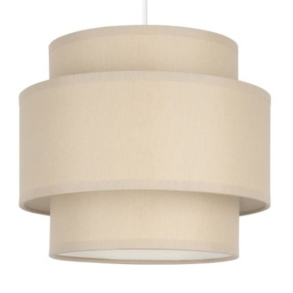 Brilagi - Lámpara colgante con cable RESNA 2xE27/60W/230V Ø 30 cm beige