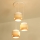 Brilagi - Lámpara colgante con cable RESNA 3xE27/60W/230V Ø 45 cm crema/beige