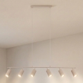 Brilagi - Lámpara colgante con cable SELE 6xGU10/30W/230V beige